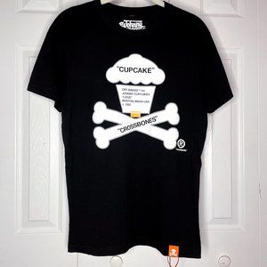 Johnny Cupcakes Off Baked Off-White T-Shirt Small